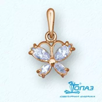 Подвеска с фианитами Линии Любви