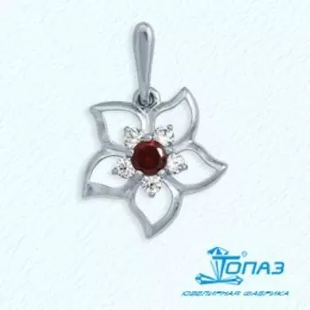 Подвеска с фианитами Линии Любви