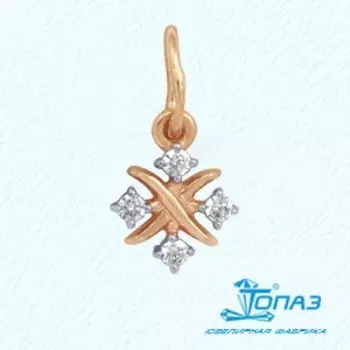 Подвеска с фианитами Линии Любви