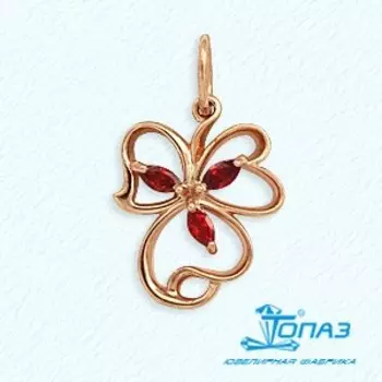 Подвеска с фианитами Линии Любви