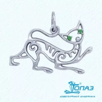 Подвеска с фианитами Линии Любви