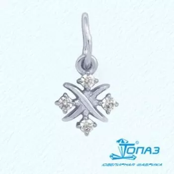 Подвеска с фианитами Линии Любви