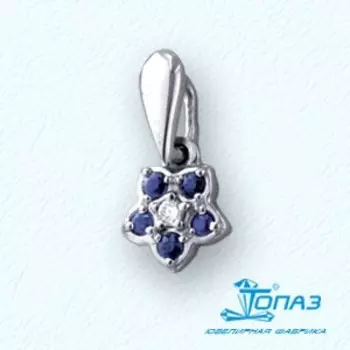 Подвеска с фианитами Линии Любви