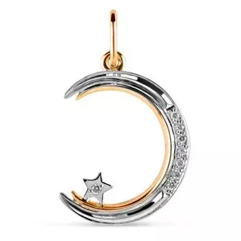 Подвеска с фианитами Линии Любви