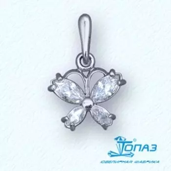 Подвеска с фианитами Линии Любви