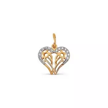 Подвеска с фианитами Линии Любви