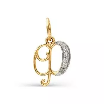 Подвеска с фианитами Линии Любви