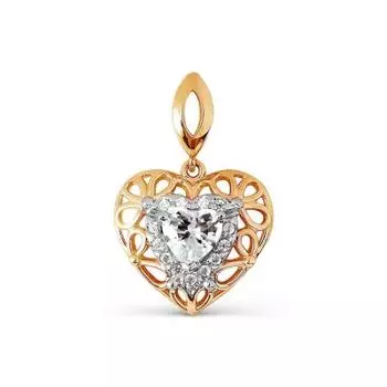 Подвеска с фианитами Линии Любви