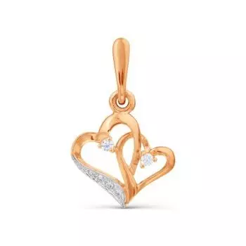 Подвеска с фианитами Линии Любви