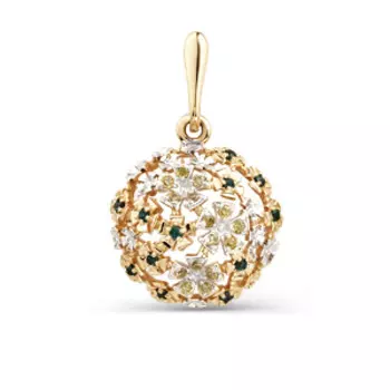 Подвеска с фианитами Линии Любви