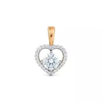 Подвеска с фианитами Линии Любви