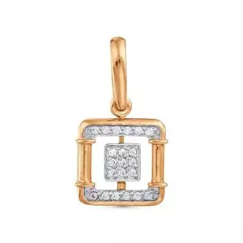 Подвеска с фианитами Линии Любви