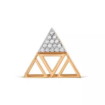 Подвеска с фианитами Линии Любви