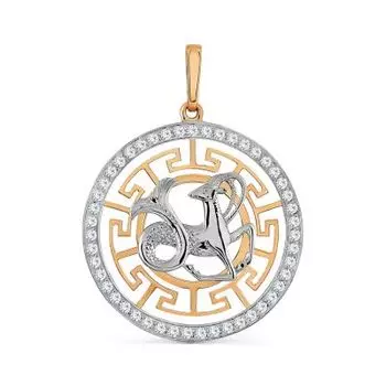 Подвеска с фианитами Линии Любви