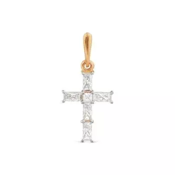 Подвеска с фианитами Premium Линии Любви