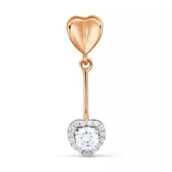 Подвеска с фианитами Premiums Линии Любви