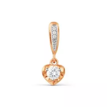 Подвеска с фианитами Premiums Линии Любви