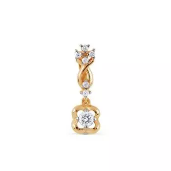 Подвеска с фианитами Premium Линии Любви