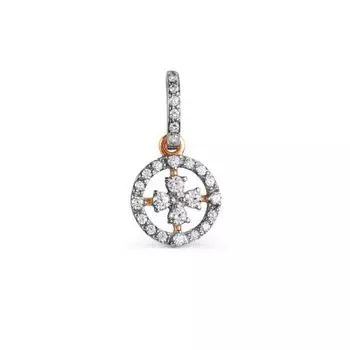 Подвеска с фианитами Premium Линии Любви