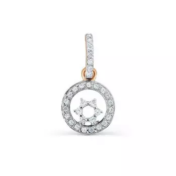 Подвеска с фианитами Premium Линии Любви