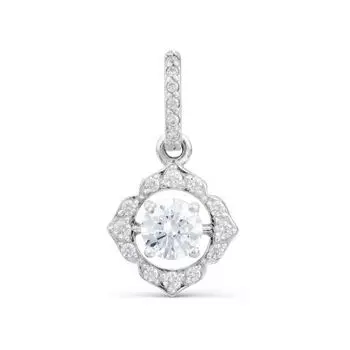 Подвеска с фианитами Premium Линии Любви