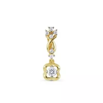 Подвеска с фианитами Premium Линии Любви