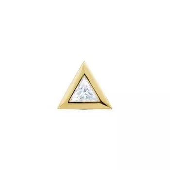 Подвеска с фианитом Линии Любви