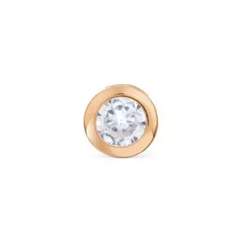 Подвеска с фианитом Линии Любви