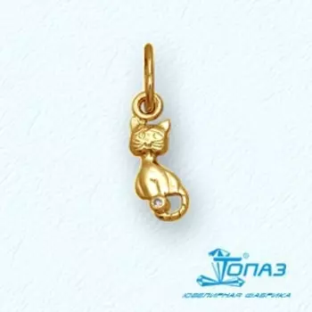 Подвеска с фианитом Линии Любви