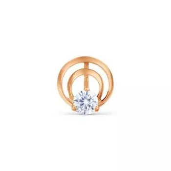 Подвеска с фианитом Линии Любви