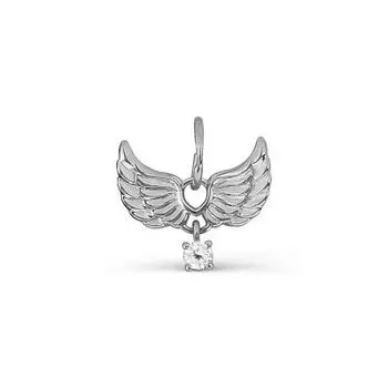 Подвеска с фианитом Линии Любви