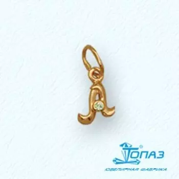 Подвеска с фианитом Линии Любви