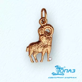 Подвеска с фианитом Линии Любви