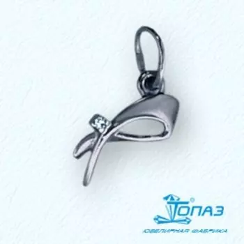 Подвеска с фианитом Линии Любви