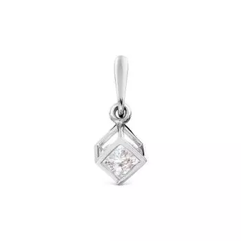 Подвеска с фианитом Premium Линии Любви