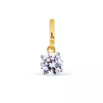 Подвеска с фианитом Premium Линии Любви