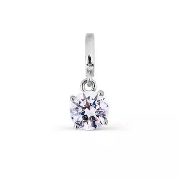 Подвеска с фианитом Premium Линии Любви