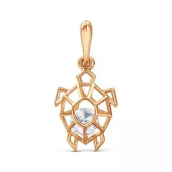 Подвеска с фианитом Premium Линии Любви