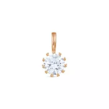 Подвеска с фианитом Premium Линии Любви