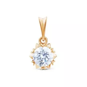 Подвеска с фианитом Premium Линии Любви