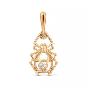 Подвеска с фианитом Premium Линии Любви