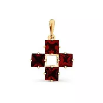 Подвеска с гранатами Линии Любви