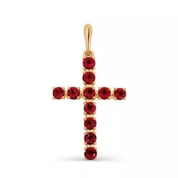 Подвеска с гранатами Линии Любви