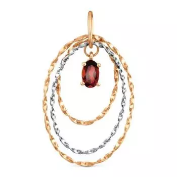 Подвеска с гранатом Линии Любви