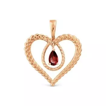 Подвеска с гранатом Линии Любви