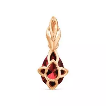 Подвеска с гранатом ситалл Линии Любви