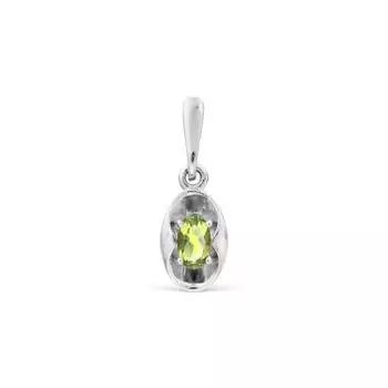 Подвеска с хризолитом Линии Любви