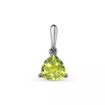 Подвеска с хризолитом Линии Любви