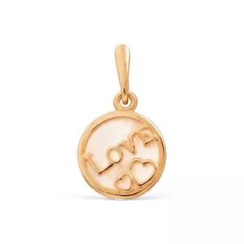 Подвеска с перламутром Линии Любви