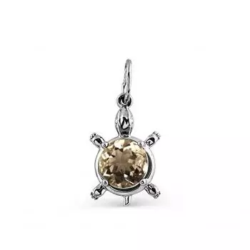 Подвеска с раухтопазом Линии Любви